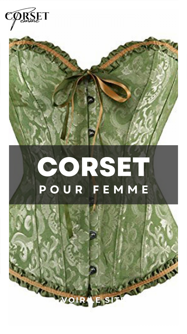 CORSET SEXY VERT CARMEN