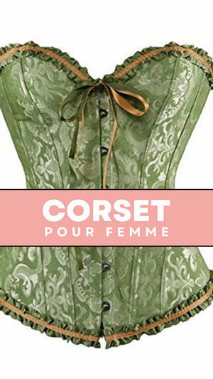 CORSET SEXY VERT CARMEN