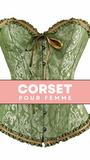 CORSET SEXY VERT CARMEN
