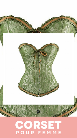 CORSET SEXY VERT CARMEN