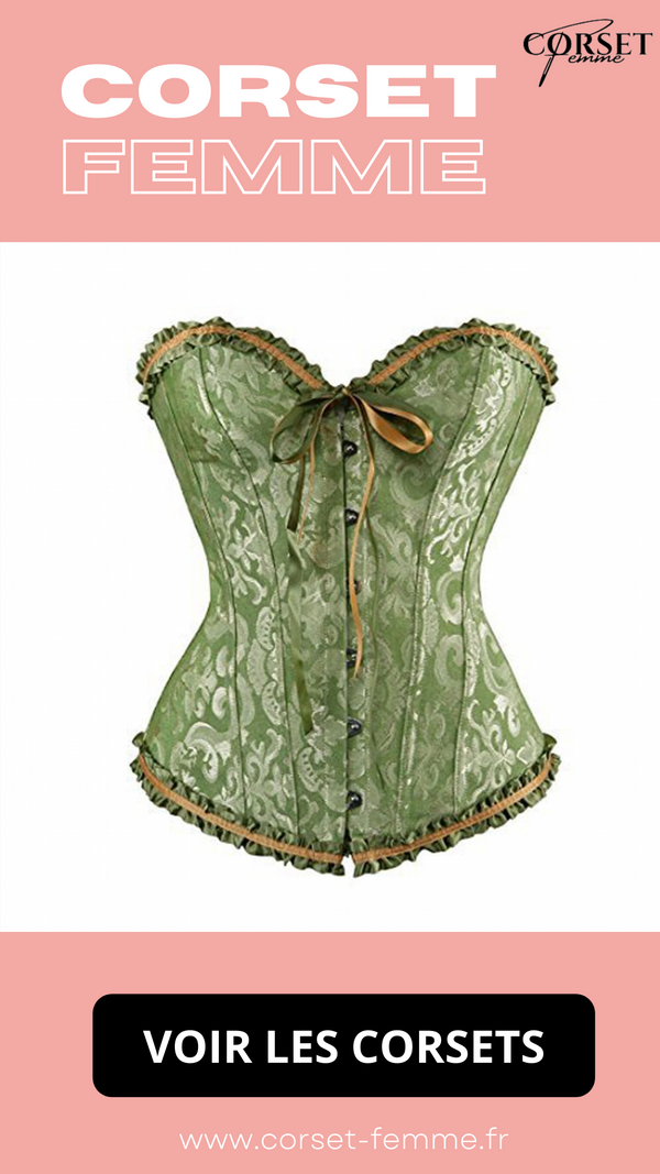 CORSET SEXY VERT CARMEN