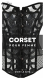 CORSET SEXY EN MAILLE TRANSPARENTE
