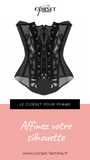 CORSET SEXY EN MAILLE TRANSPARENTE