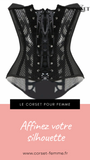 CORSET SEXY EN MAILLE TRANSPARENTE
