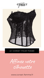 CORSET SEXY TRANSPARENT ET FLORAL FRANKIE