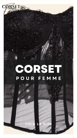 CORSET SEXY TRANSPARENT ET FLORAL FRANKIE