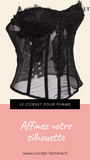 CORSET SEXY TRANSPARENT ET FLORAL FRANKIE
