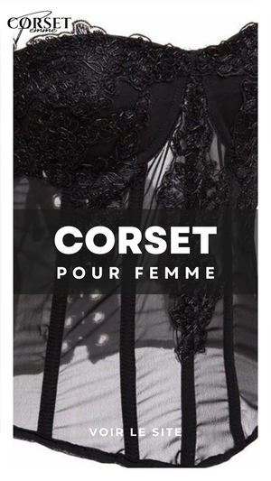 CORSET SEXY TRANSPARENT ET FLORAL FRANKIE