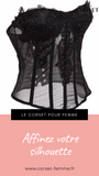 CORSET SEXY TRANSPARENT ET FLORAL FRANKIE