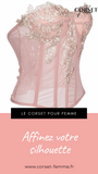 CORSET SEXY TRANSPARENT ET FLORAL FRANKIE