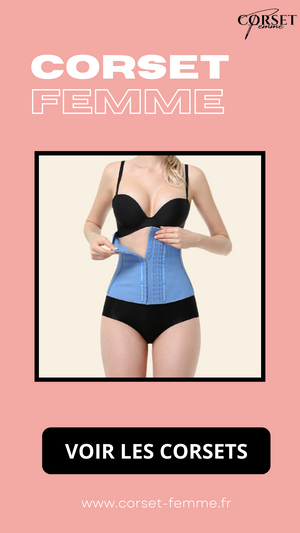 CORSET MINCEUR INVISIBLE EN LATEX (BLEU)