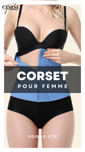 CORSET MINCEUR INVISIBLE EN LATEX (BLEU)