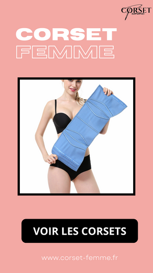 CORSET MINCEUR INVISIBLE EN LATEX (BLEU)