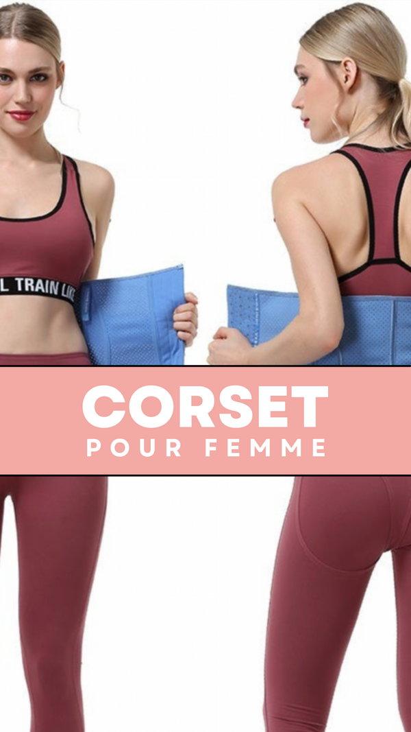 CORSET MINCEUR INVISIBLE EN LATEX (BLEU)