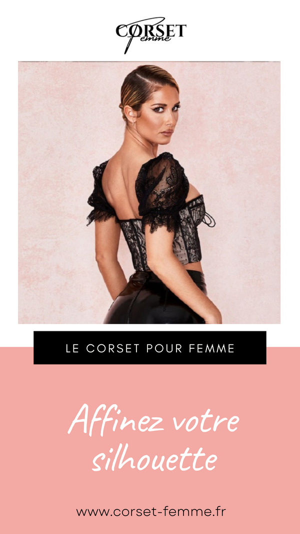 CORSET SEXY EN DENTELLE BRODÉE NATASHA