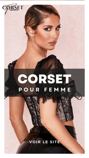 CORSET SEXY EN DENTELLE BRODÉE NATASHA