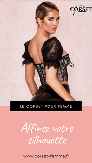 CORSET SEXY EN DENTELLE BRODÉE NATASHA