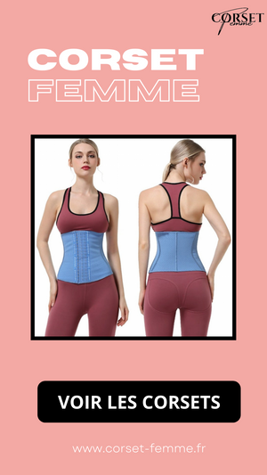 CORSET MINCEUR INVISIBLE EN LATEX (BLEU)