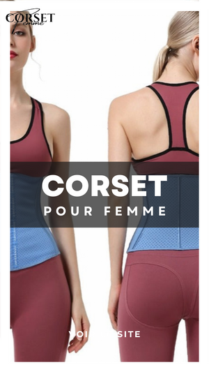 CORSET MINCEUR INVISIBLE EN LATEX (BLEU)