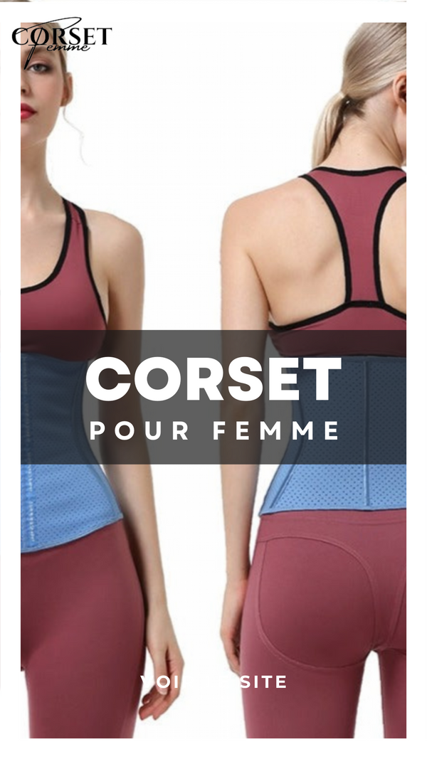 CORSET MINCEUR INVISIBLE EN LATEX (BLEU)
