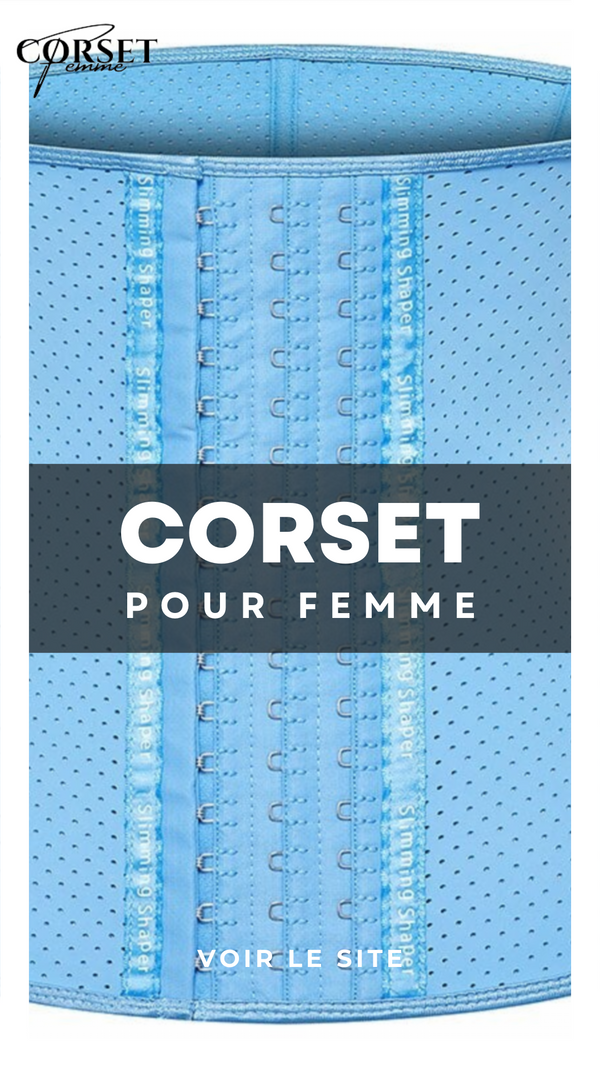 CORSET MINCEUR INVISIBLE EN LATEX (BLEU)