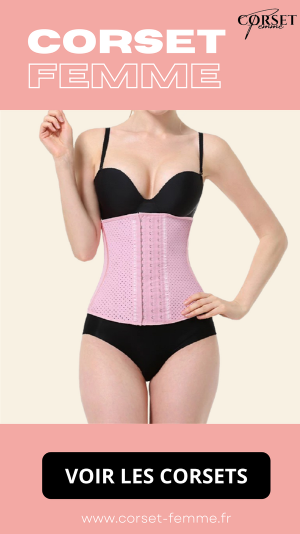 CORSET MINCEUR INVISIBLE EN LATEX (ROSE)