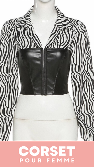 CHEMISE CORSET EN LATEX ELLIOTT