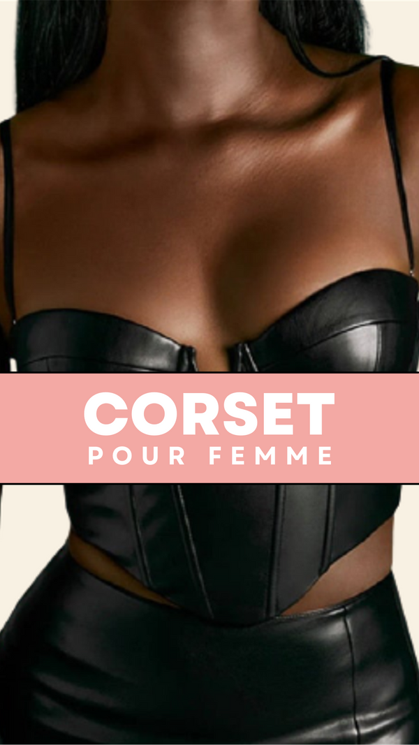 CORSET BUSTIER COURT EN LATEX ELLIE