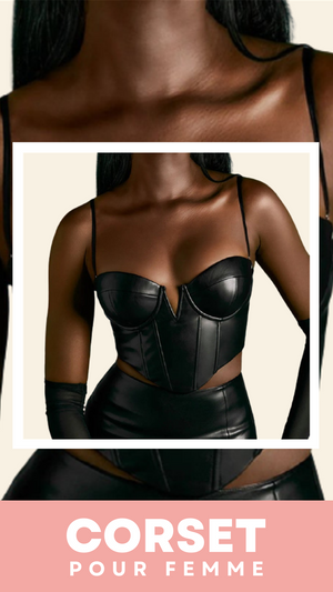 CORSET BUSTIER COURT EN LATEX ELLIE