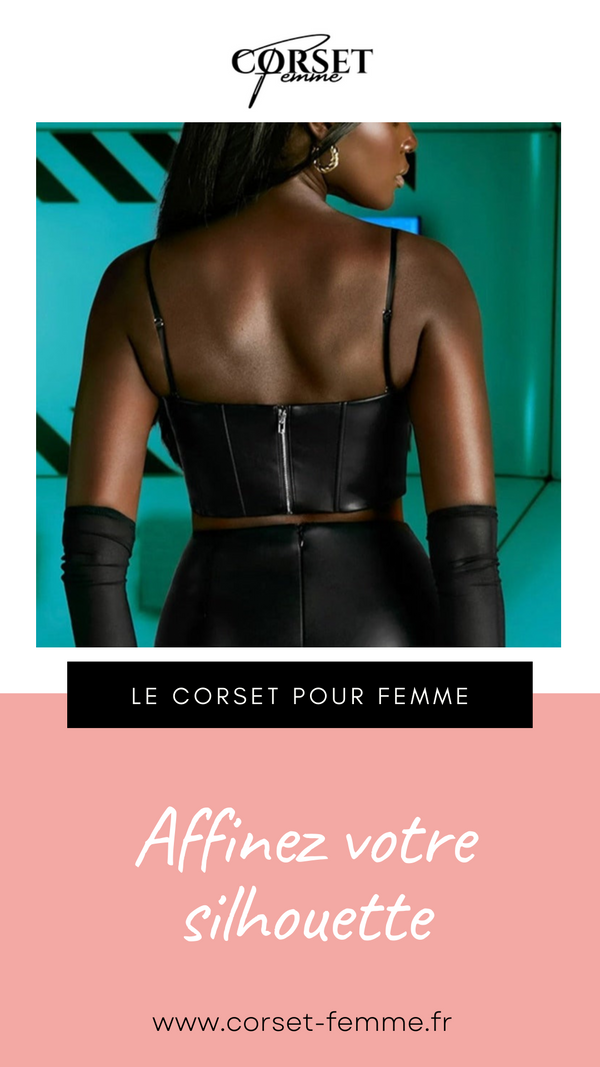 CORSET BUSTIER COURT EN LATEX ELLIE