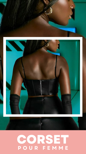 CORSET BUSTIER COURT EN LATEX ELLIE