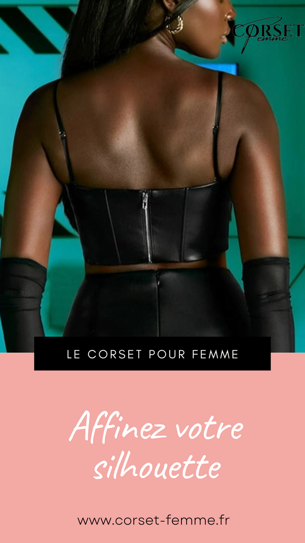 CORSET BUSTIER COURT EN LATEX ELLIE