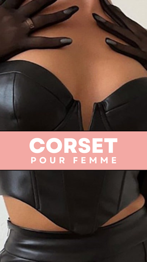 CORSET BUSTIER COURT EN LATEX ELLIE