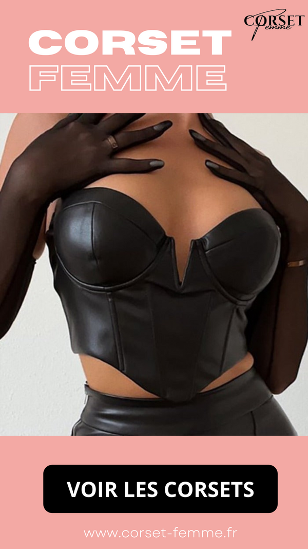 CORSET BUSTIER COURT EN LATEX ELLIE
