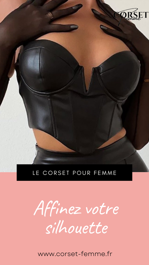 CORSET BUSTIER COURT EN LATEX ELLIE