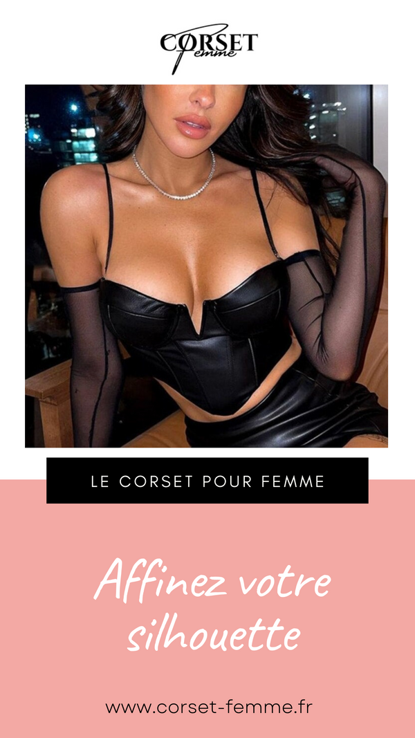 CORSET BUSTIER COURT EN LATEX ELLIE