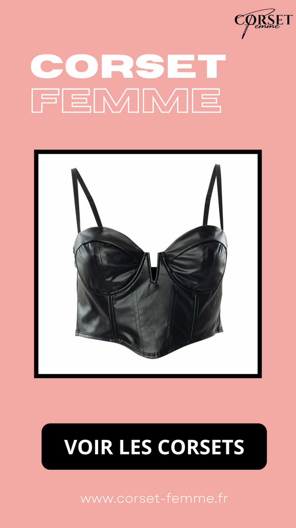CORSET BUSTIER COURT EN LATEX ELLIE