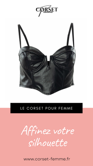CORSET BUSTIER COURT EN LATEX ELLIE