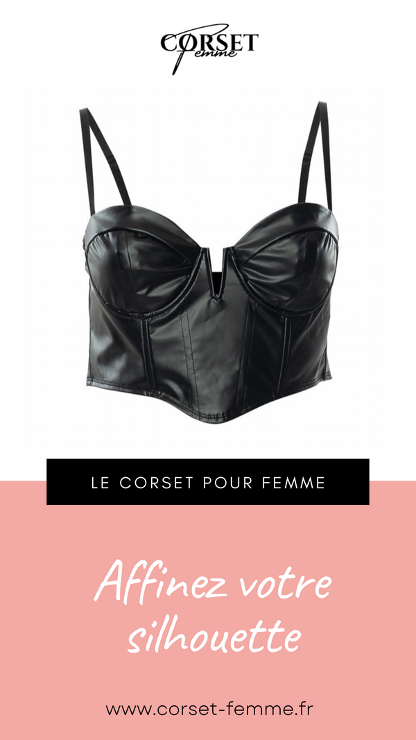 CORSET BUSTIER COURT EN LATEX ELLIE