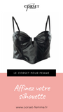 CORSET BUSTIER COURT EN LATEX ELLIE
