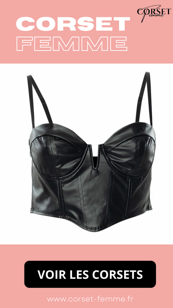 CORSET BUSTIER COURT EN LATEX ELLIE