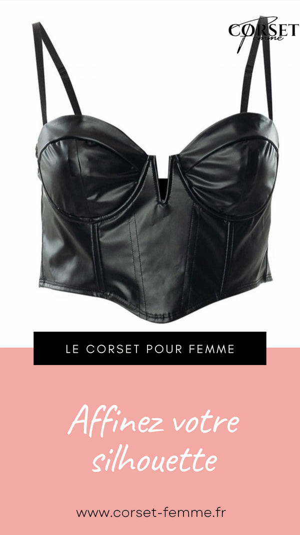 CORSET BUSTIER COURT EN LATEX ELLIE