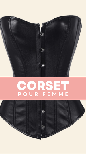 CORSET BUSTIER EN LATEX POUR FEMME LUCY
