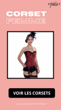 CORSET BUSTIER BURLESQUE AVEC PORTE-JARRETELLES BELLA