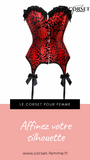 CORSET BUSTIER BURLESQUE AVEC PORTE-JARRETELLES BELLA