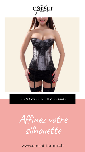 CORSET BUSTIER DENTELLE AVEC PORTE-JARRETELLES NINA