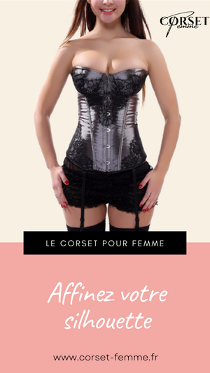 CORSET BUSTIER DENTELLE AVEC PORTE-JARRETELLES NINA