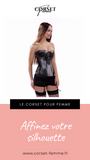 CORSET BUSTIER DENTELLE AVEC PORTE-JARRETELLES NINA