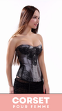 CORSET BUSTIER DENTELLE AVEC PORTE-JARRETELLES NINA