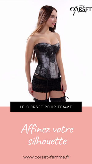CORSET BUSTIER DENTELLE AVEC PORTE-JARRETELLES NINA